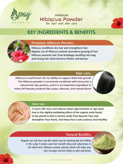 Spag Herbals Premium Hibiscus Powder - Distacart