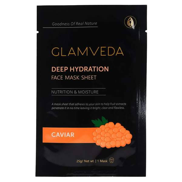 Glamveda Caviar Rejuvenate & Protecting Sheet Mask Pack