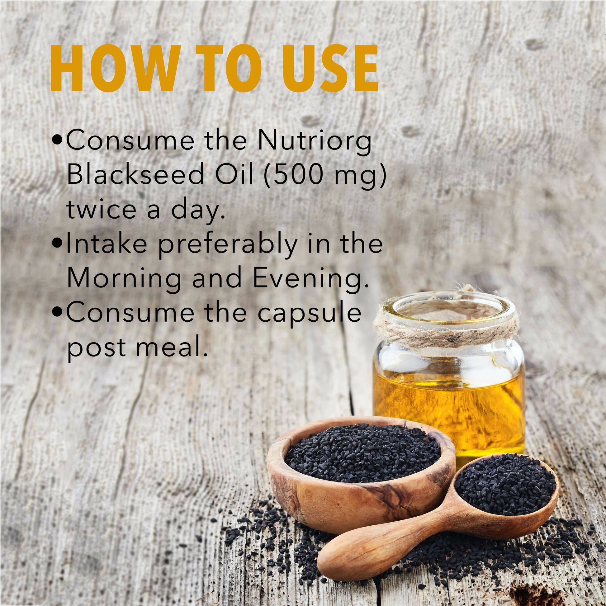 Nutriorg Blackseed Oil Soft Gel Capsules - Distacart