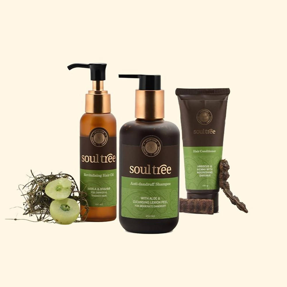 Soultree 3 Step Dandruff - Free Hair Regimen