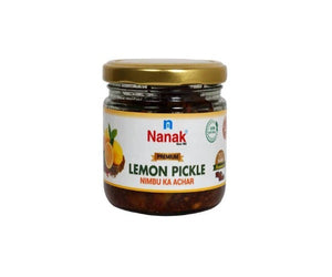 Nanak Homemade Lemon Pickle,300g-[Less Oil & Salt] [Sweet & Sour] - Distacart