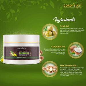 Coronation Herbal Olive and Macadamia Hair Mask - Distacart