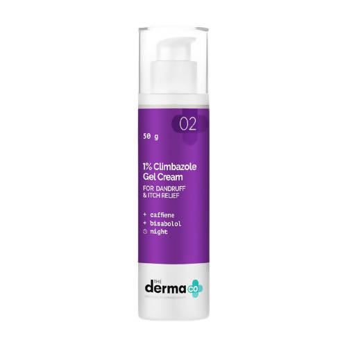 The Derma Co 1% Climbazole Gel Cream Anti Dandruff & Itch Relief