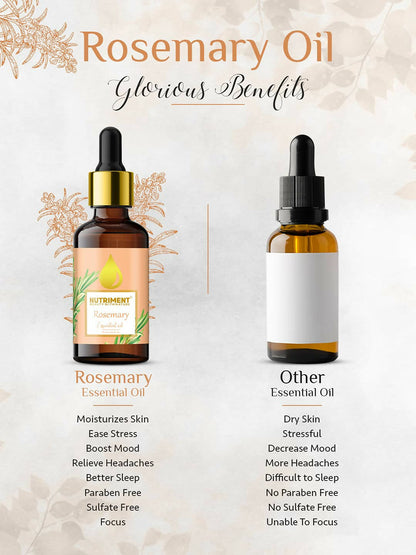 Nutriment Rosemary Essential Oil - Distacart