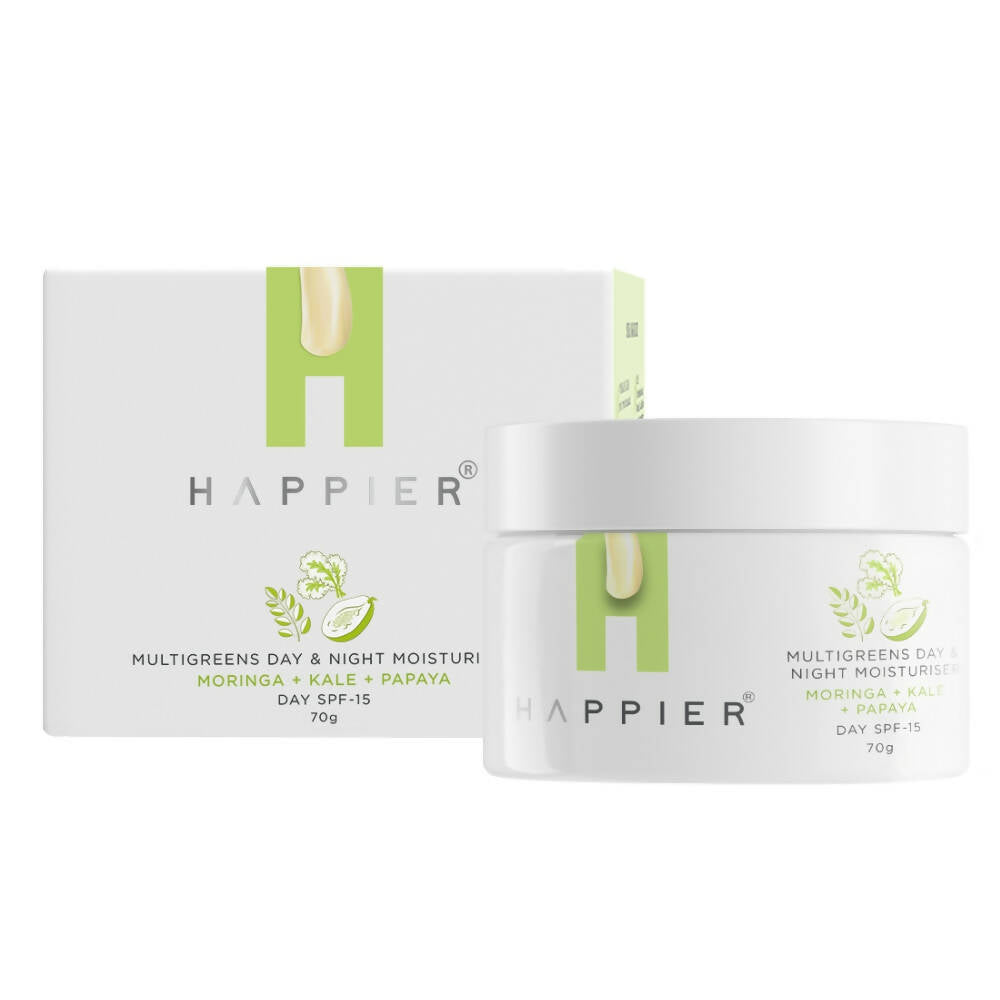 Happier Multigreens Day & Night Moisturiser - Distacart