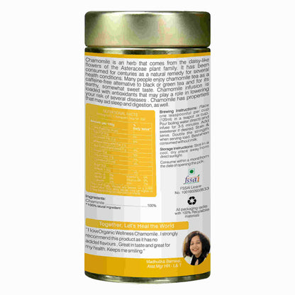 Organic Wellness Blossom Chamomile Tea - Distacart