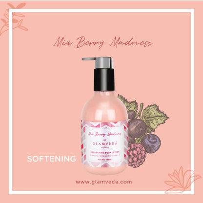 Glamveda British Rose & Milk Refreshing Body Lotion