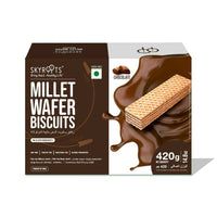 Thumbnail for Skyroots Millet Wafer Biscuits Chocolate - Distacart
