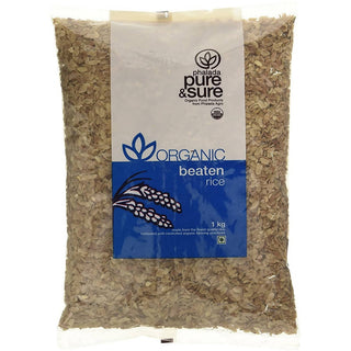Pure & Sure Organic Red Beaten Rice