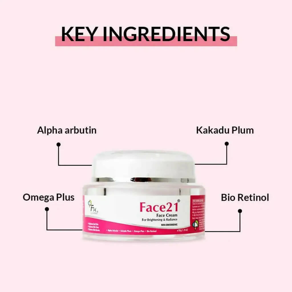 Fixderma Face 21 Cream - Distacart