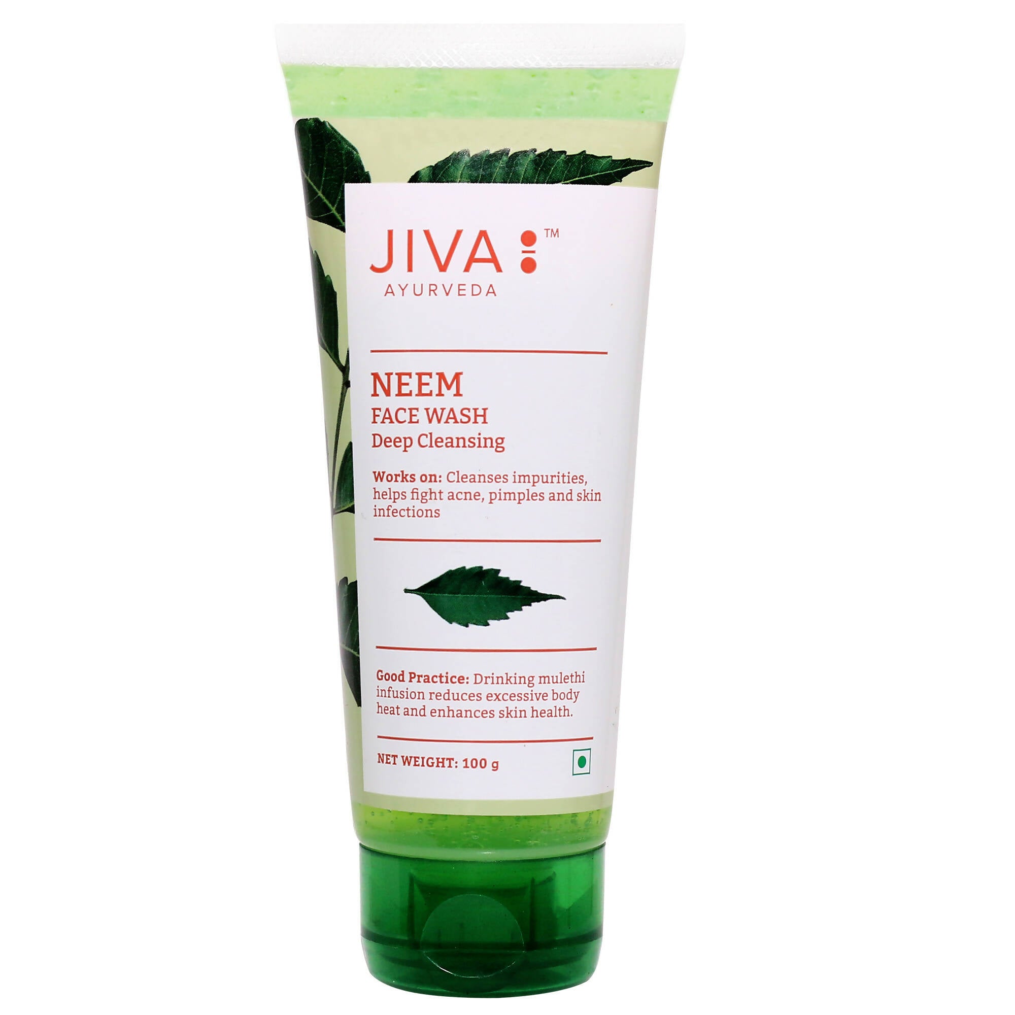 Jiva Ayurveda Neem Face wash - Distacart