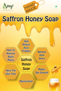 Thumbnail for Spag Herbals Saffron Honey Handmade Soap - Distacart