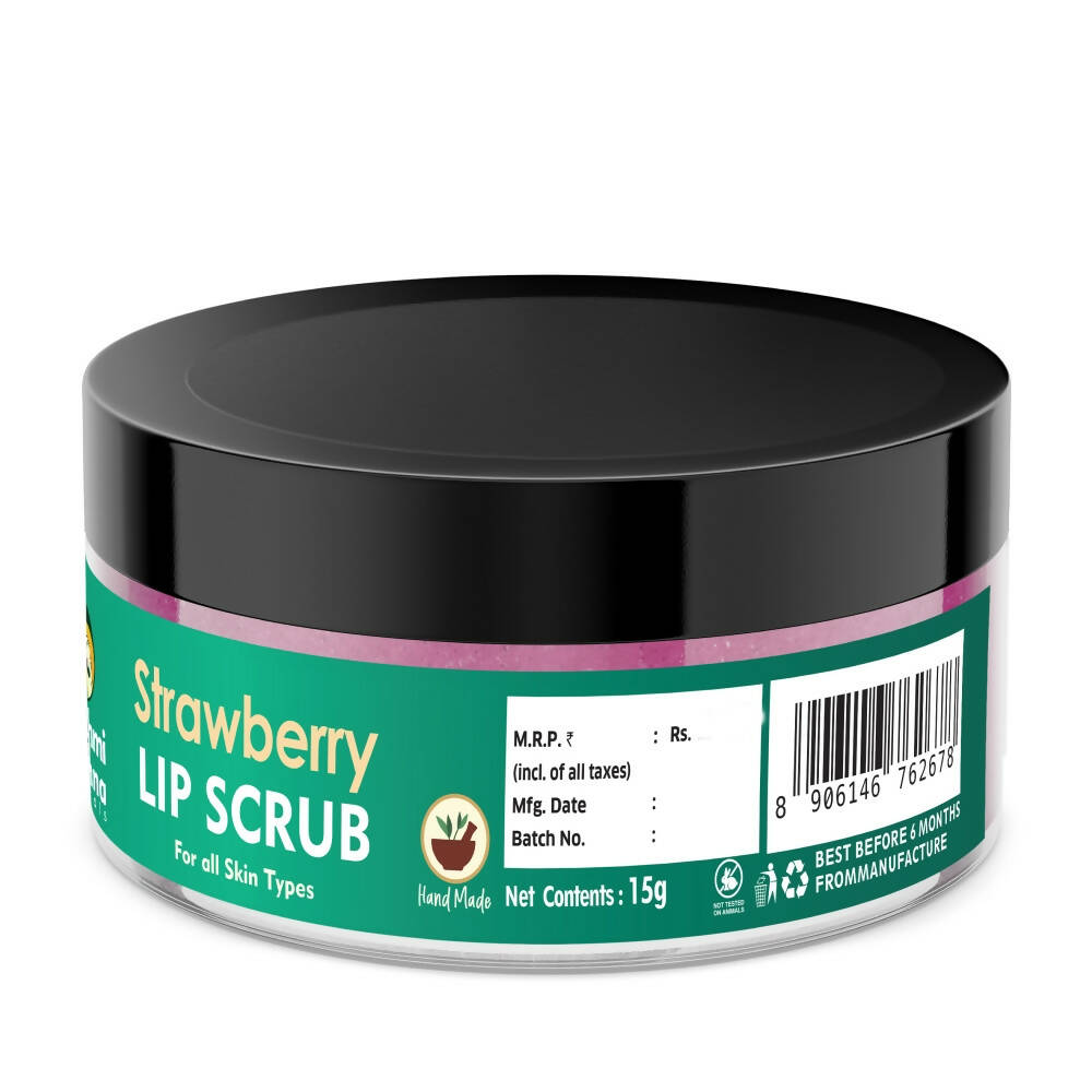 Lakshmi Krishna Naturals Strawberry Lip Scrub - Distacart