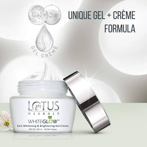 Lotus Herbals Whiteglow Skin Whitening And Brightening Gel Cream (SPF-25,40g) - Distacart