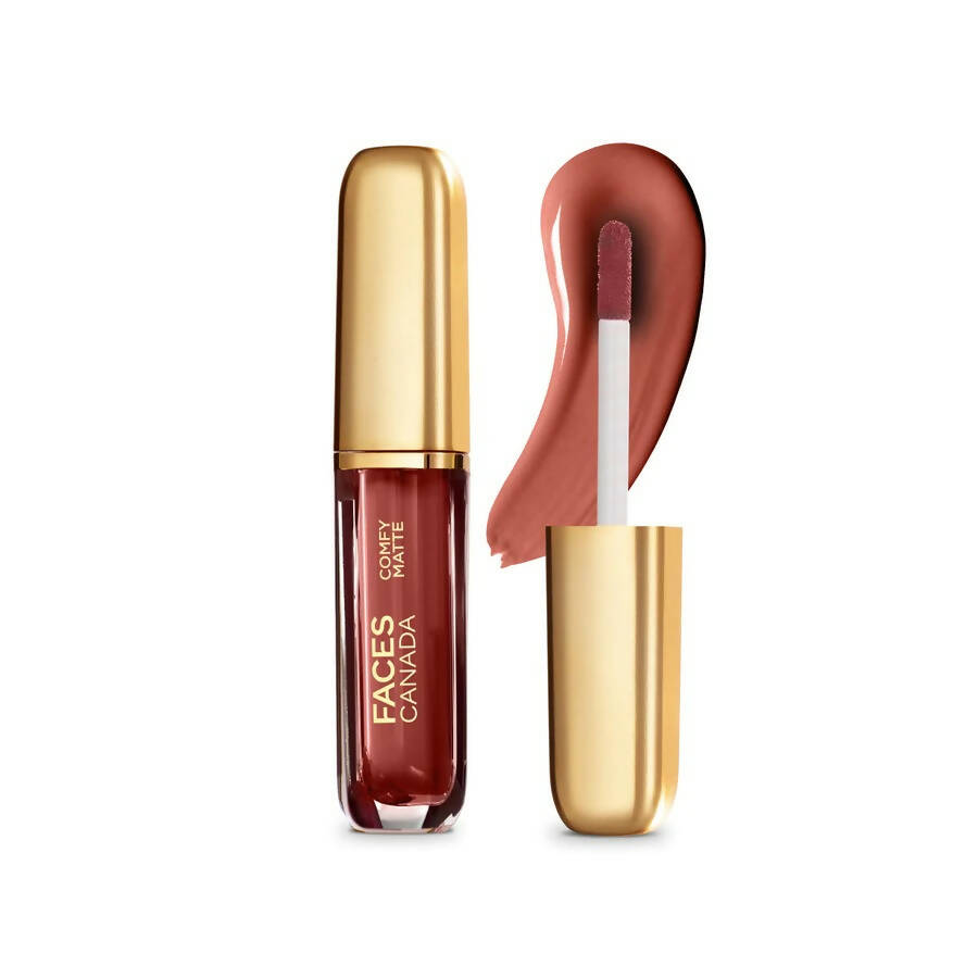 Faces Canada Comfy Matte Liquid Lipstick-For The Win 08 - Distacart
