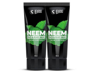 Beardo Neem Face Wash & Beard Wash Acne Control - Distacart