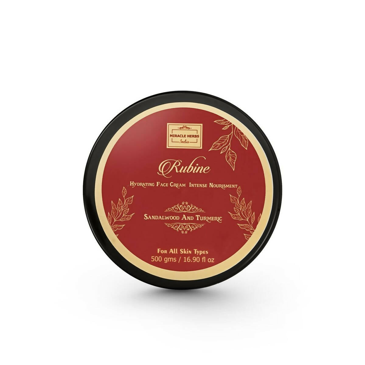 Miracle Herbs Rubine Hydrating Face Moisturizer Gel Enriched With Sandalwood And Turmeric -Pink - Distacart