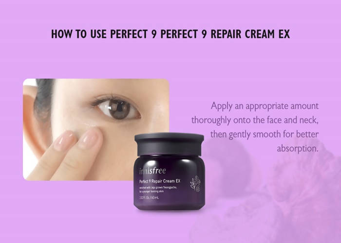 Innisfree Perfect 9 Repair Eye Cream EX benefits