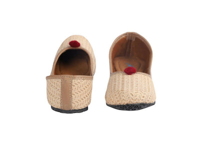 Tiny Bugs Girls Ethnic Wear Juttis - Gold - Distacart