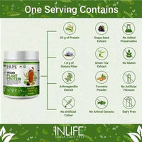 Thumbnail for Inlife Vegan Plant Protein Powder Chocolate Flavour