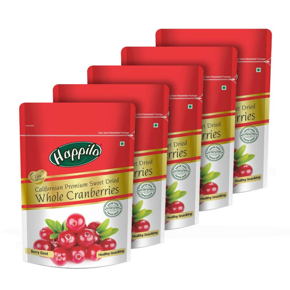 Happilo Premium Californian Dried Whole Cranberries - Distacart
