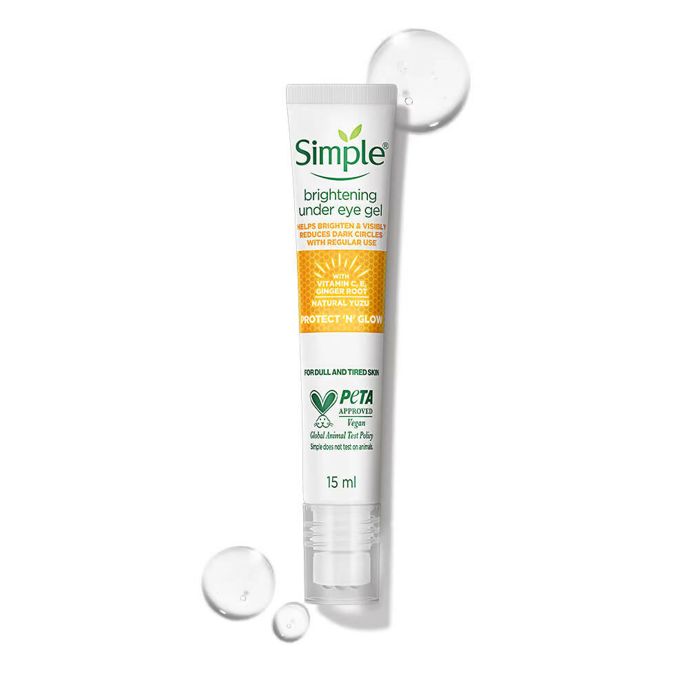 Simple Protect N Glow Vitamin C Brightening Under Eye Gel - Distacart