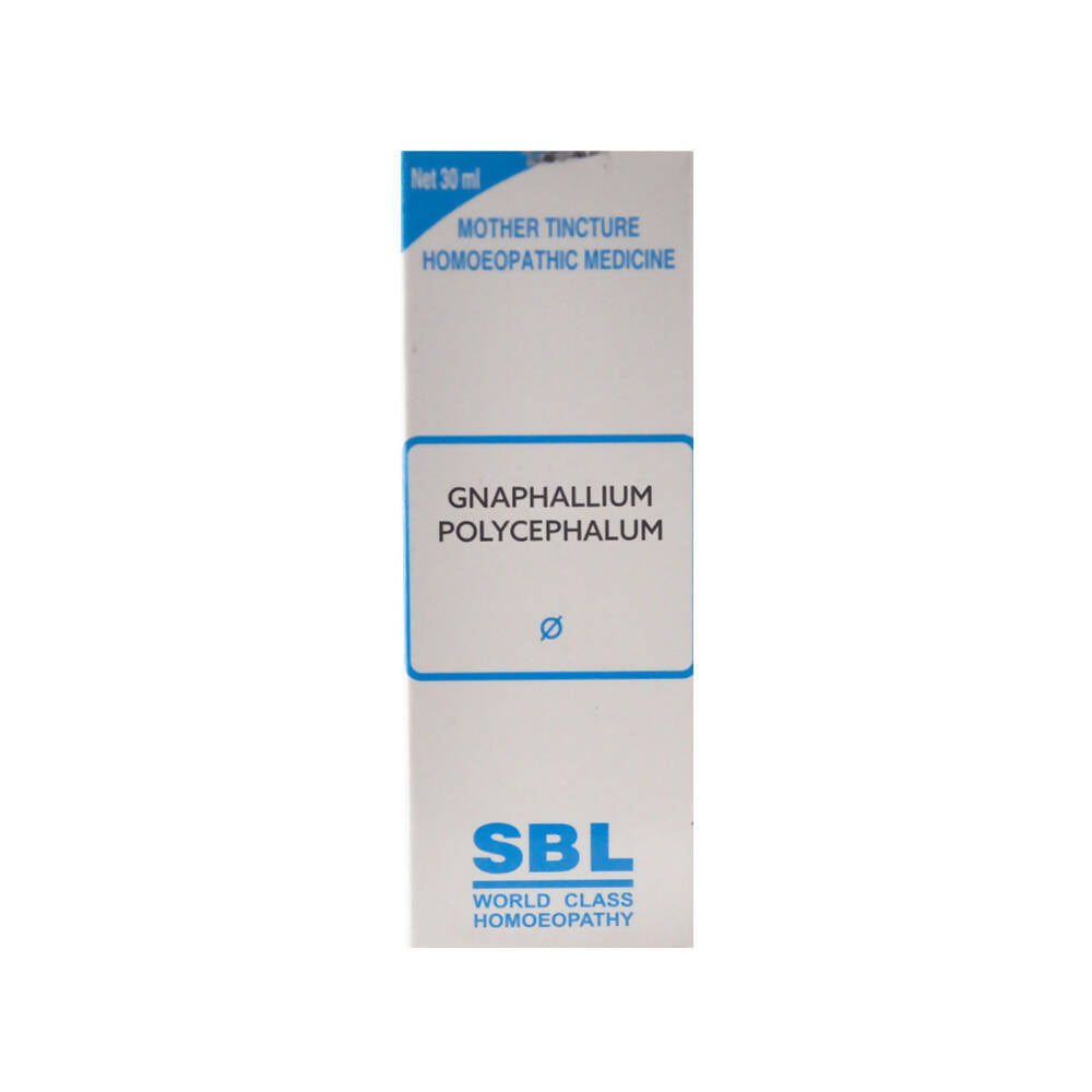 SBL Homeopathy Gnaphalium Polycephalum Mother Tincture Q - Distacart