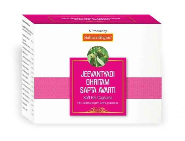 Sahasrayogam Jeevantyadi Ghritam Sapta Avarti Capsules - Distacart