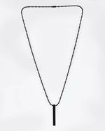 Thumbnail for VOJ Women Black -Toned Stainless Steel Rhodium Plated Chain With Pendant Beads Chain - Distacart