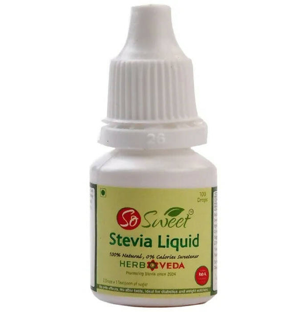 Herboveda So Sweet Stevia Liquid Drops- Sweetener Sugar Free - Distacart