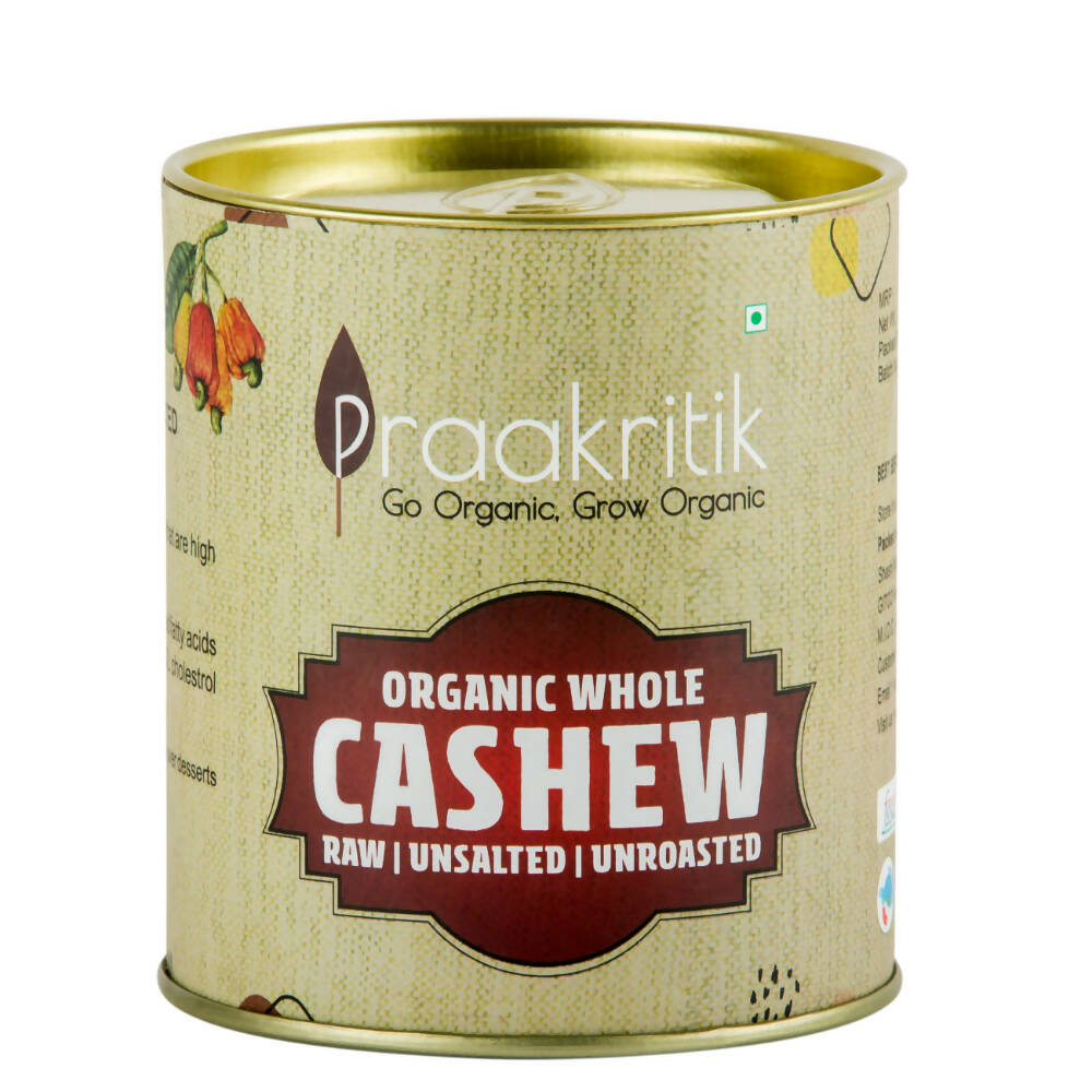 Praakritik Organic Whole Cashew W240 - Distacart
