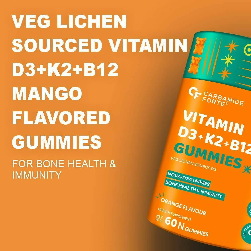 Carbamide Forte Vitamin D3 K2 B12 - Gummies - Distacart