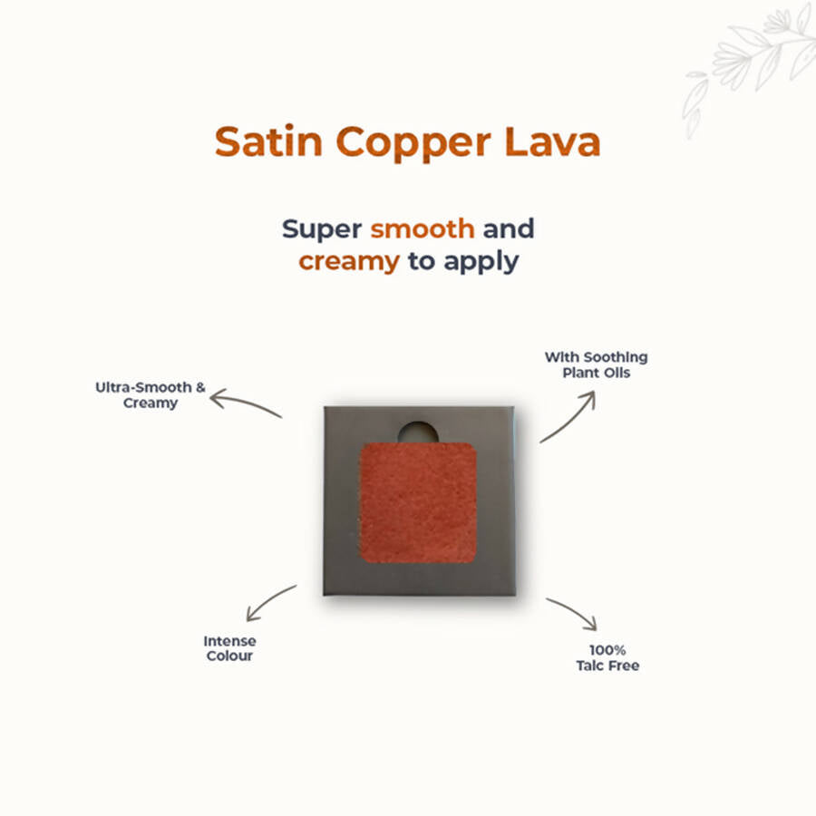 Disguise Satin Smooth Eyeshadow Squares - Satin Copper Lava 205 - Distacart