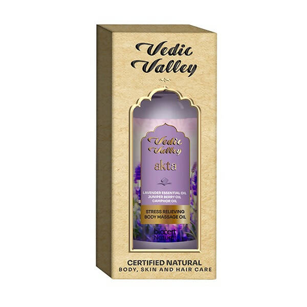 Vedic Valley Stress Relieving Lavender Body Massage Oil - Distacart