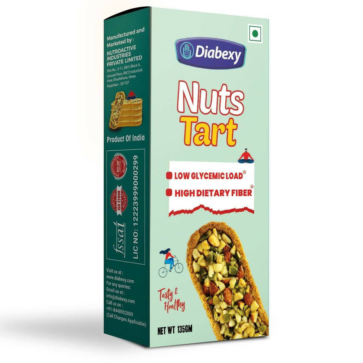 Diabexy Nuts Tart - Distacart