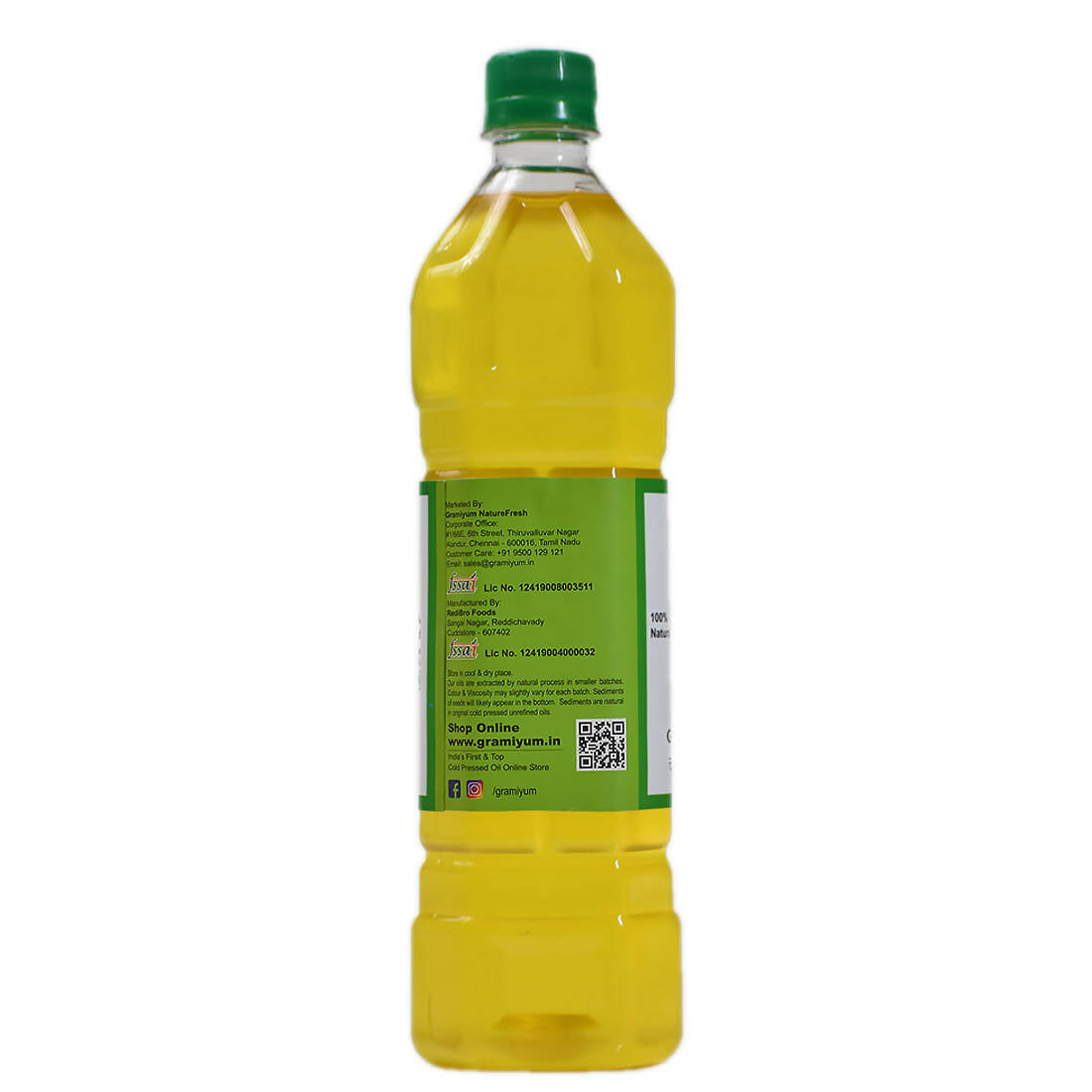 Gramiyum Groundnut Oil (Cold Pressed) - Distacart