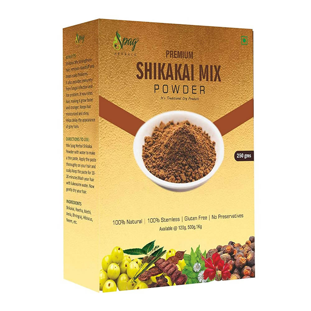 Spag Herbals Premium Shikakai Mix Powder - Distacart