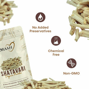 Oraah Shatavari Organic Powder
