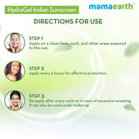 Thumbnail for Mamaearth HydraGel Indian Sunscreen For Sun Protection