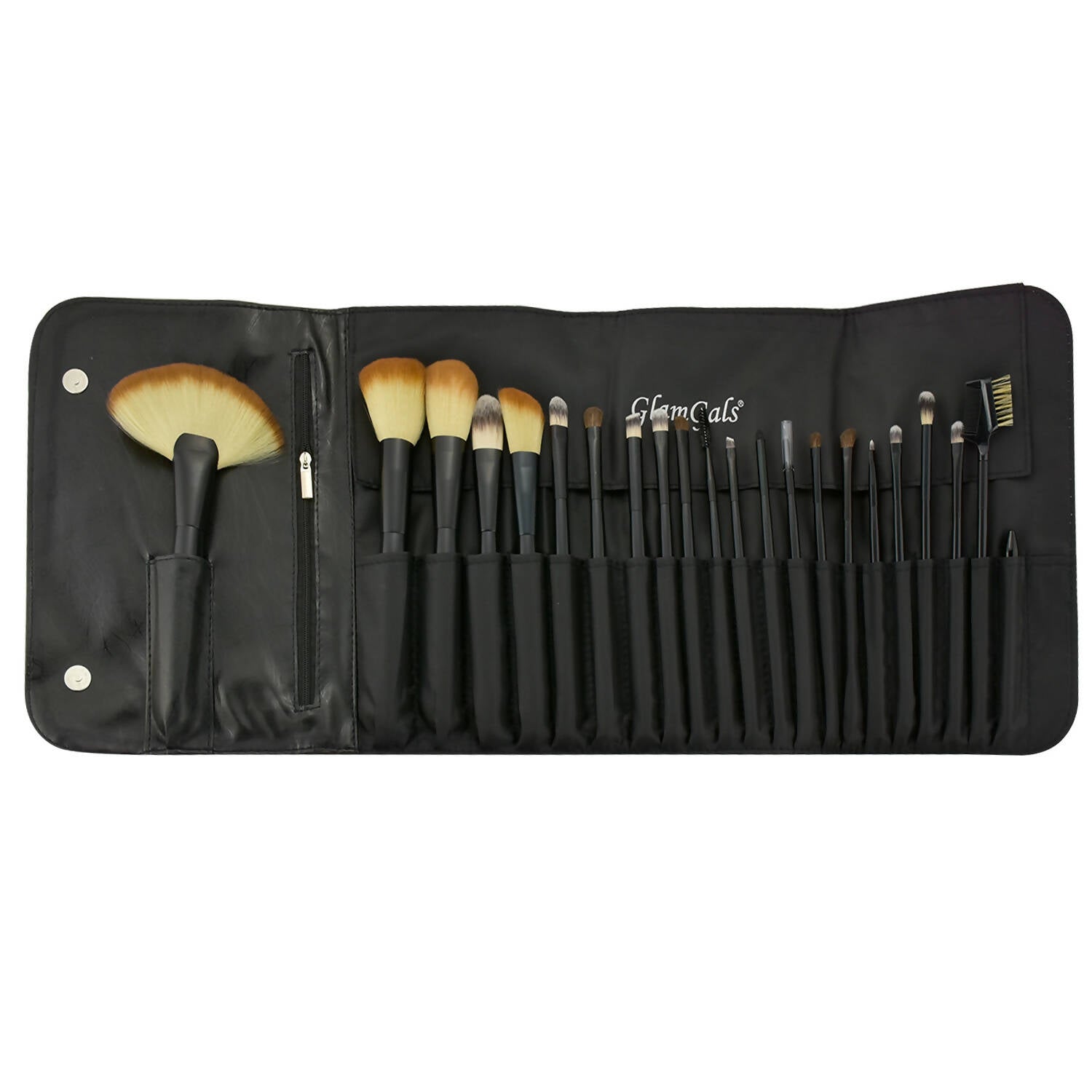 Glamgals Hollywood - U.S.A Black Brush Set of 22 - Distacart