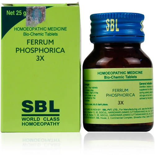 SBL Homeopathy Ferrum Phosphorica Biochemic Tablets
