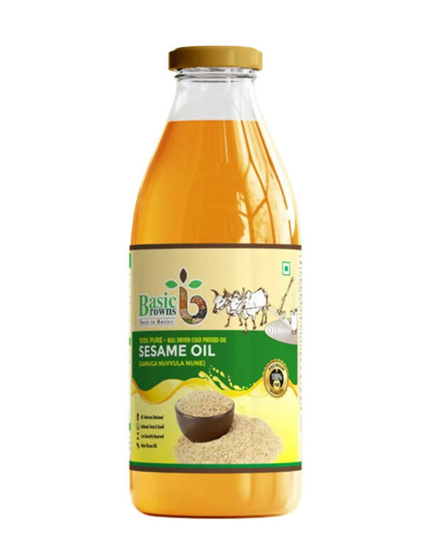 BasicBrowns Bull Driven Sesame Oil - Distacart