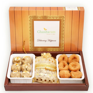 Ghasitaram Sankranti /Lohri Gifts Sweets-Til Laddoo (Bhuga), Revadi And Khajoor Hamper - Distacart