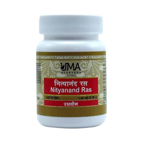 Uma Ayurveda Nityanand Ras Tablets - Distacart
