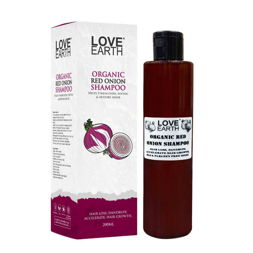 Love Earth Organic Red Onion Shampoo - Distacart