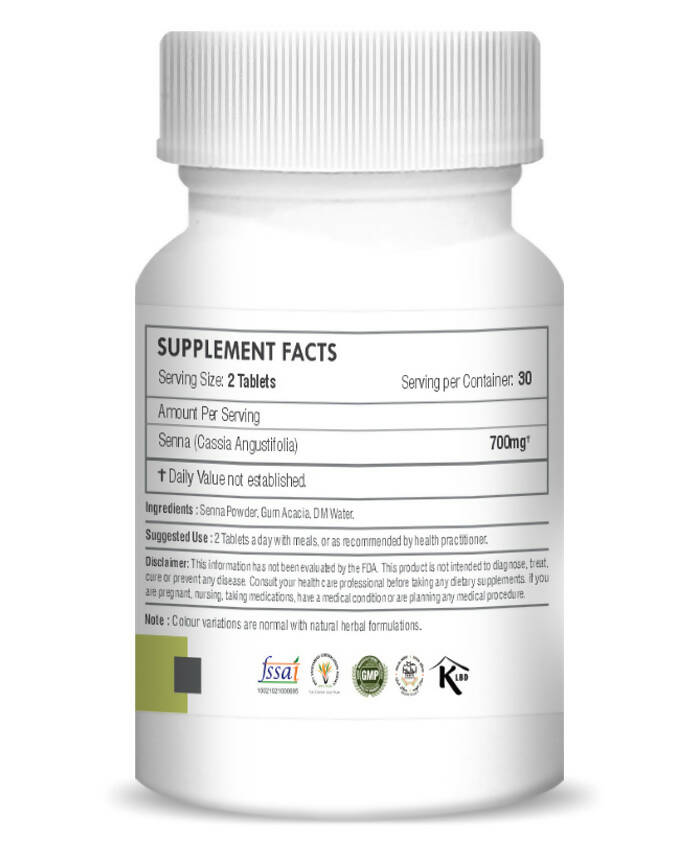 H&C Herbal Senna Tablets - Distacart
