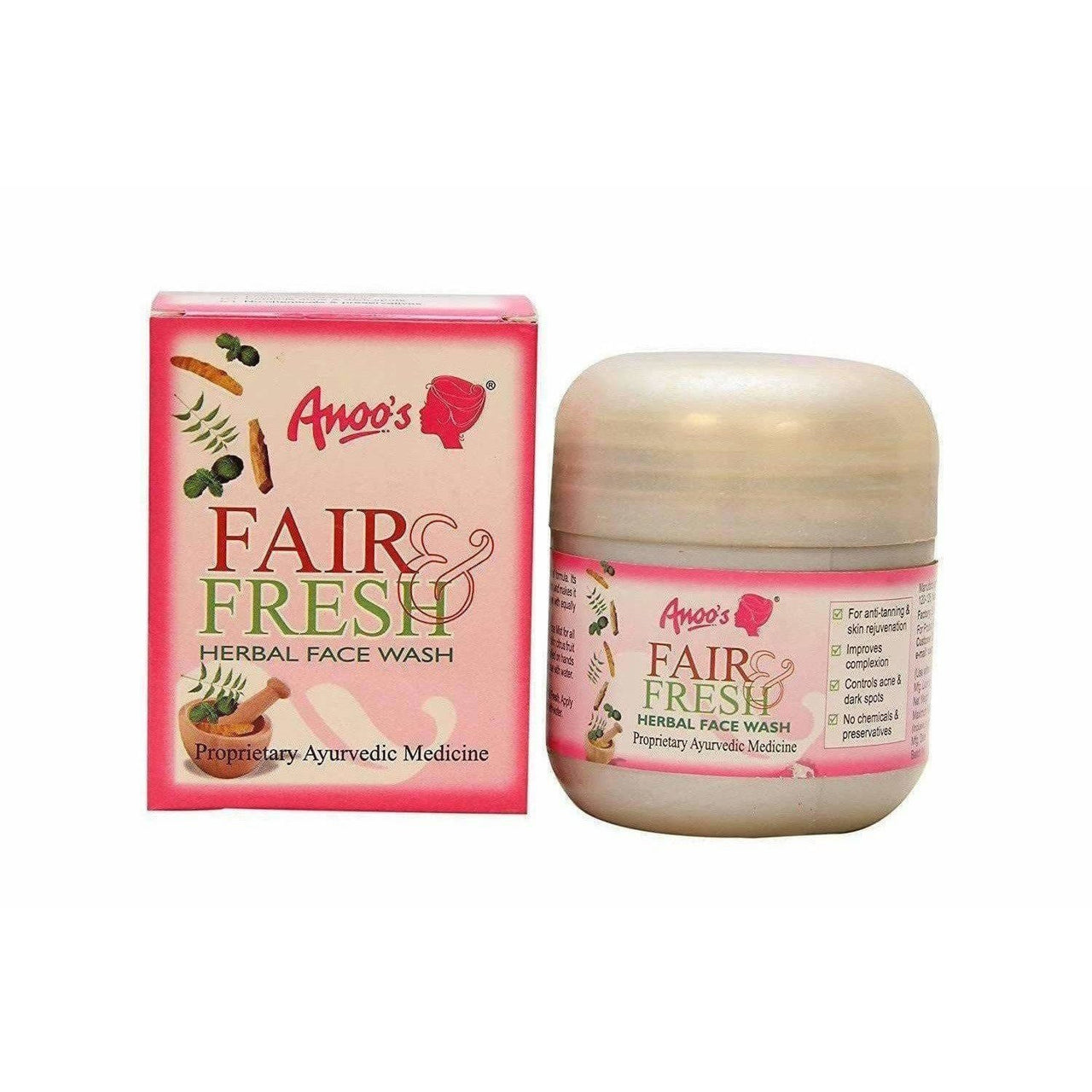 Anoos Fair and Fresh Herbal Face Wash - Distacart