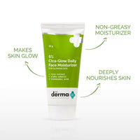Thumbnail for The Derma Co 5% Cica-Glow Moisturizer For Glowing Skin - Distacart