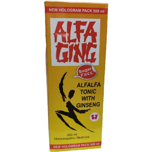 Dr. Wellmans Homeopathy Alfa Ging Alfalfa Tonic With Ginseng Sugar Free