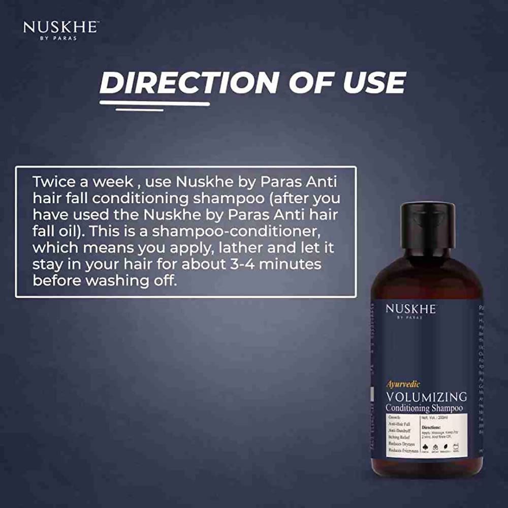 Nuskhe By Paras Ayurvedic Volumizing Conditioning Shampoo